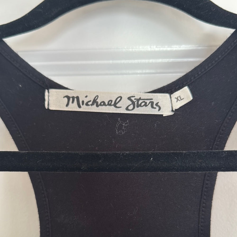 Michael Stars Black Halter Bodycon Maxi Dress - Picture 2 of 4